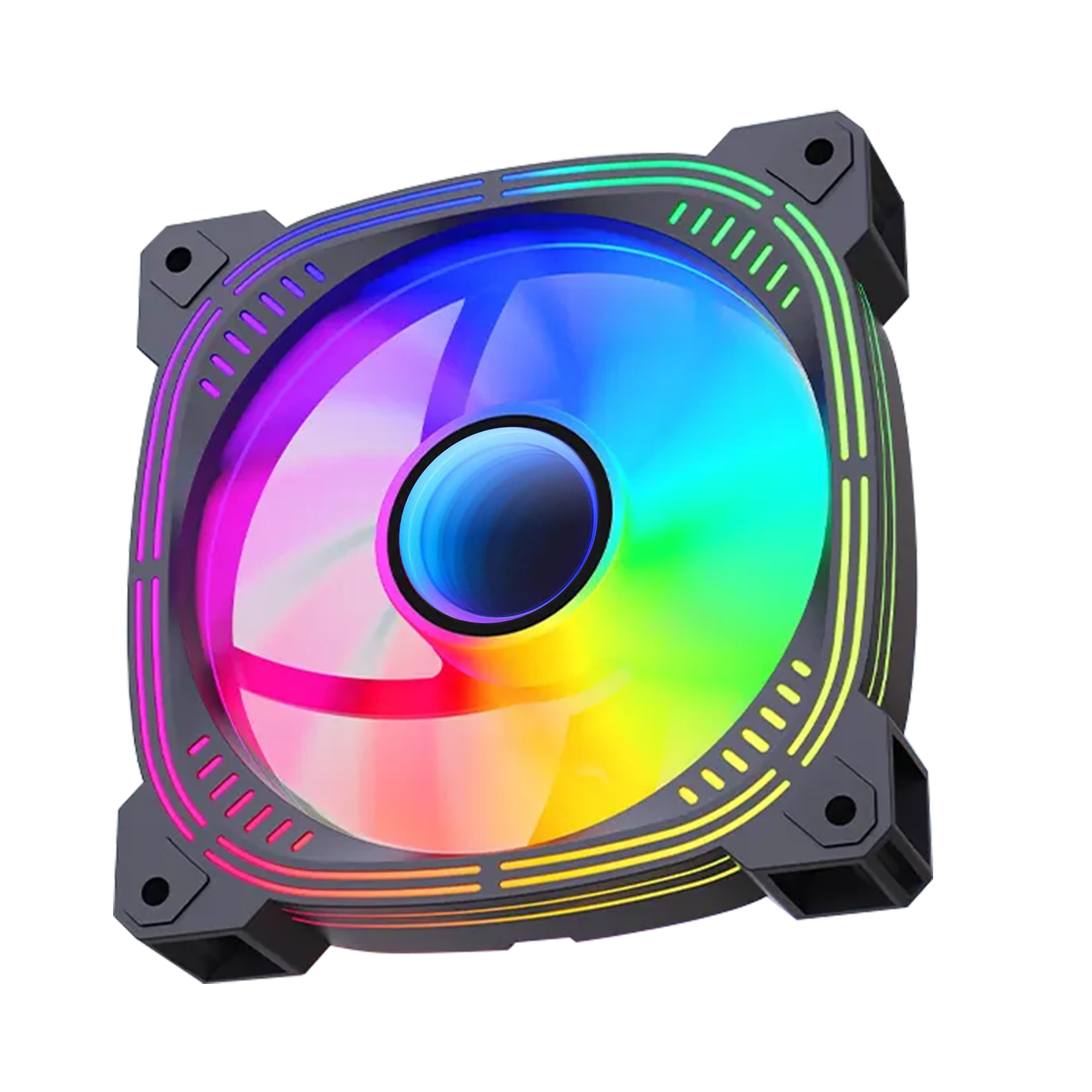 NEW DESIGN 5V 16.8 MILLION COLORS GAMER GAMING ARGB COMPUTER CASE COOLING FAN EZ A04 1