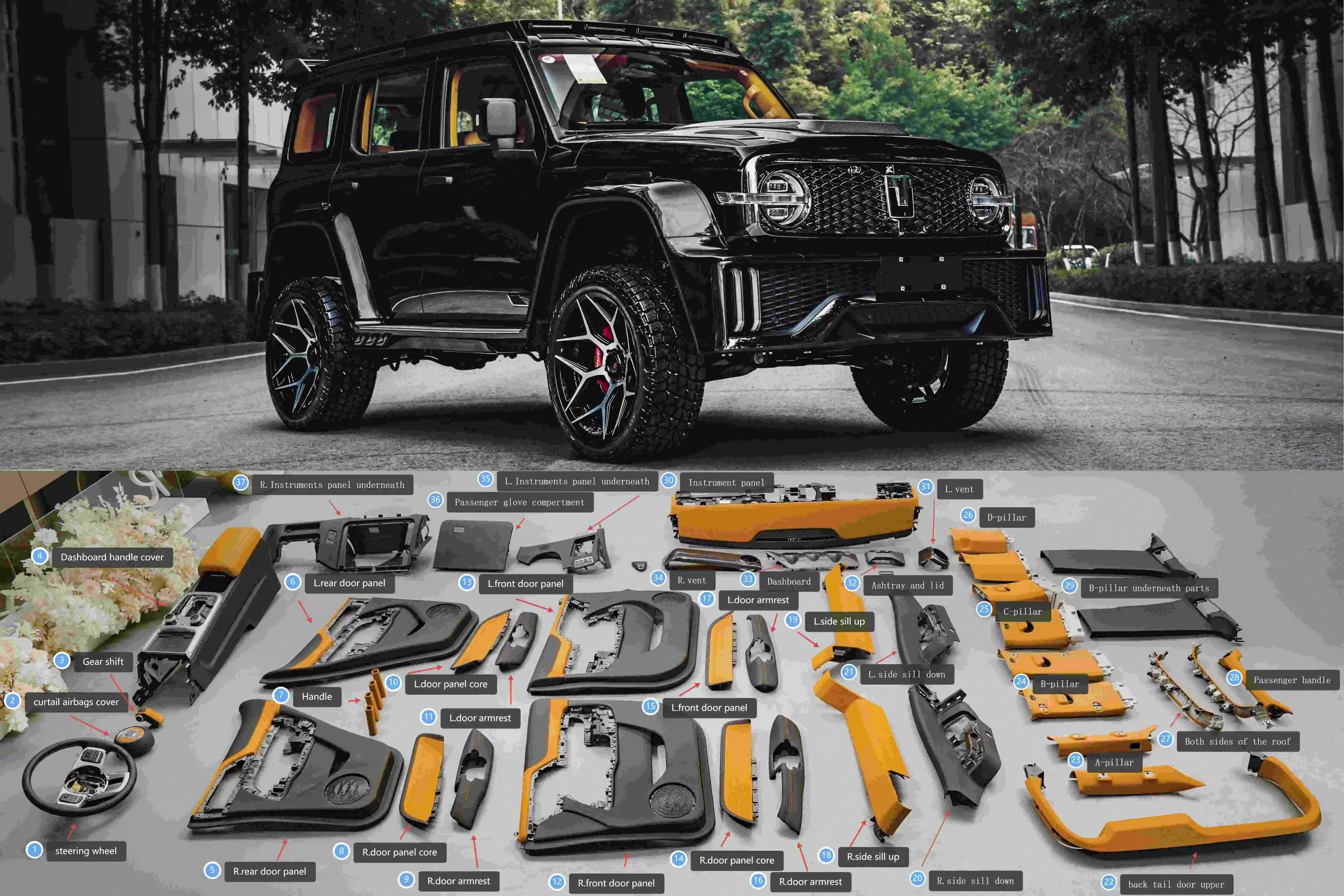 Custom Cars Accessories Supplier Export Package 11