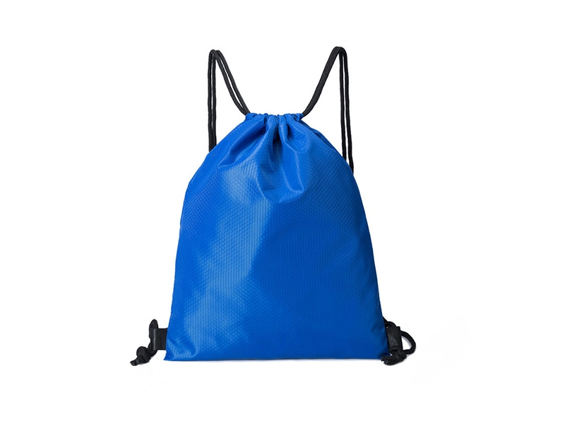 85% polyester + 15% nylon Large Capacity Eco-friendly Washable Drawstring Backpack 1