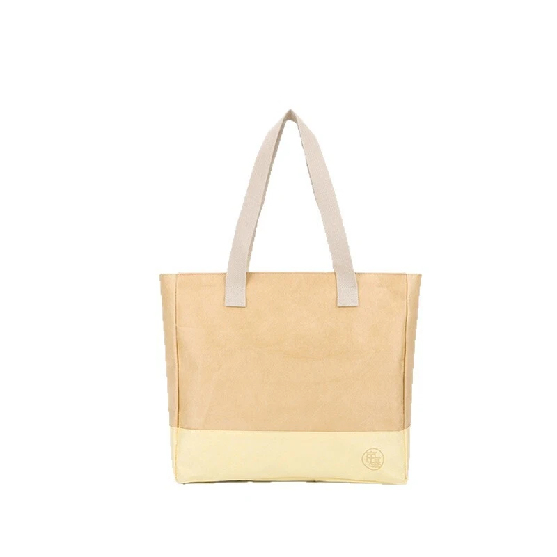 Lanik Women's Tote Bag Color Bloqueo Tyvek Dupont Paper ecológico para comprar 1