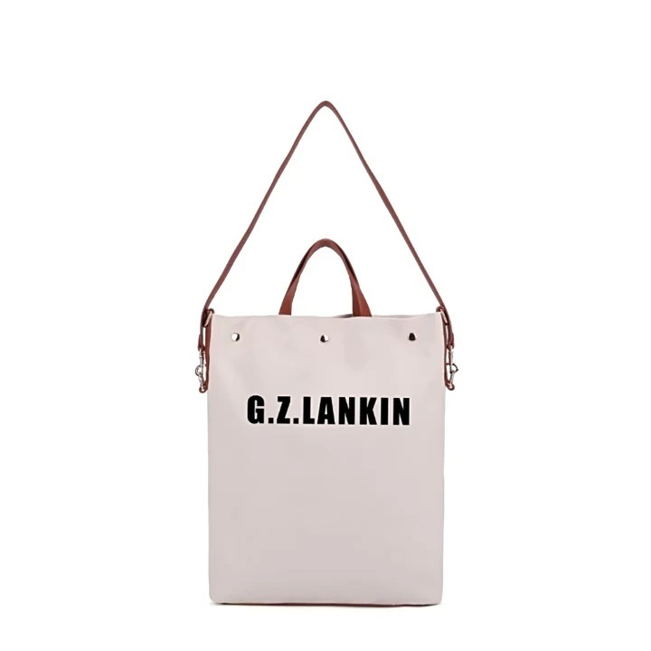 LANKIN Women's Tote Bag Single-Shoulder & Hand-Carry Canvas Literary Style for commuting 1