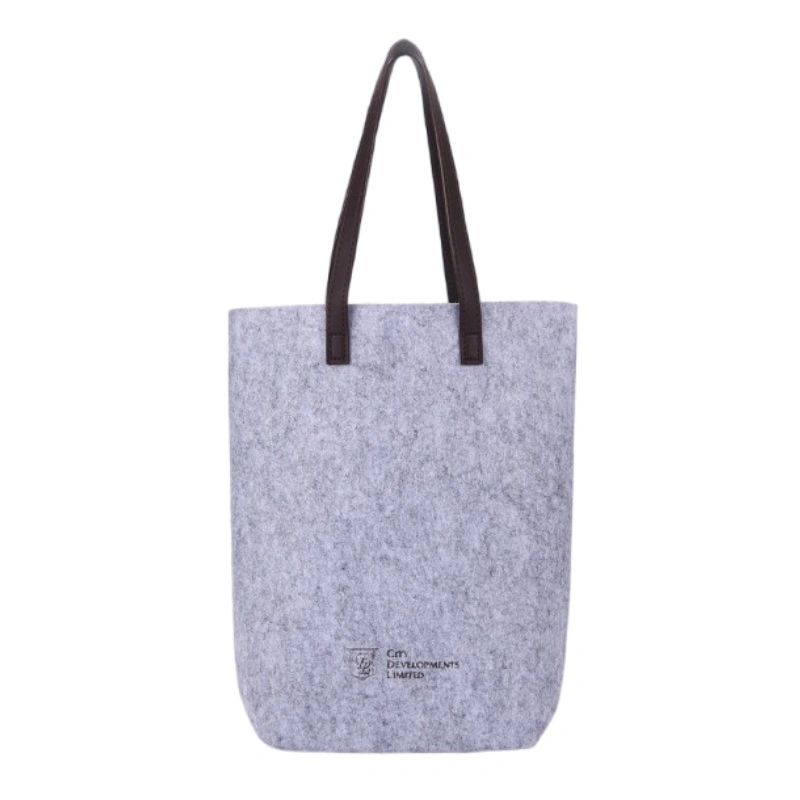 Bolso de fieltro tipo cubo LANKIN con una sola correa para el hombro, gran capacidad para regalo 1