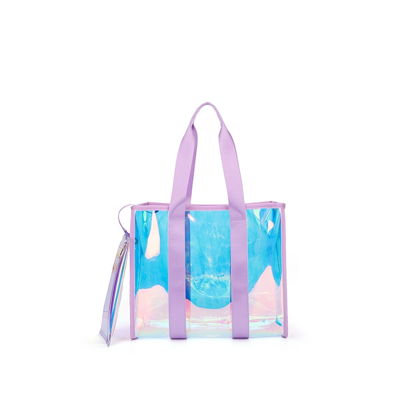 Bolsa de PVC LANKIN con efecto láser, impermeable, de gran capacidad, ideal para la playa. 1