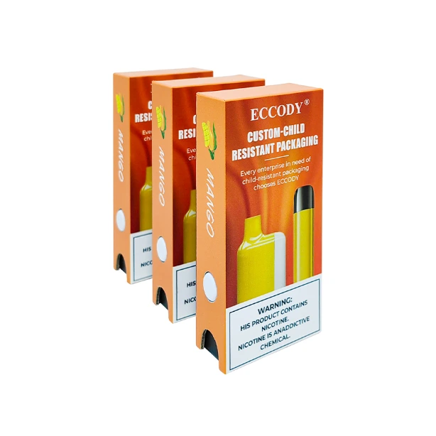 Biodegradable CBD battery packaging box—CR001-4 1