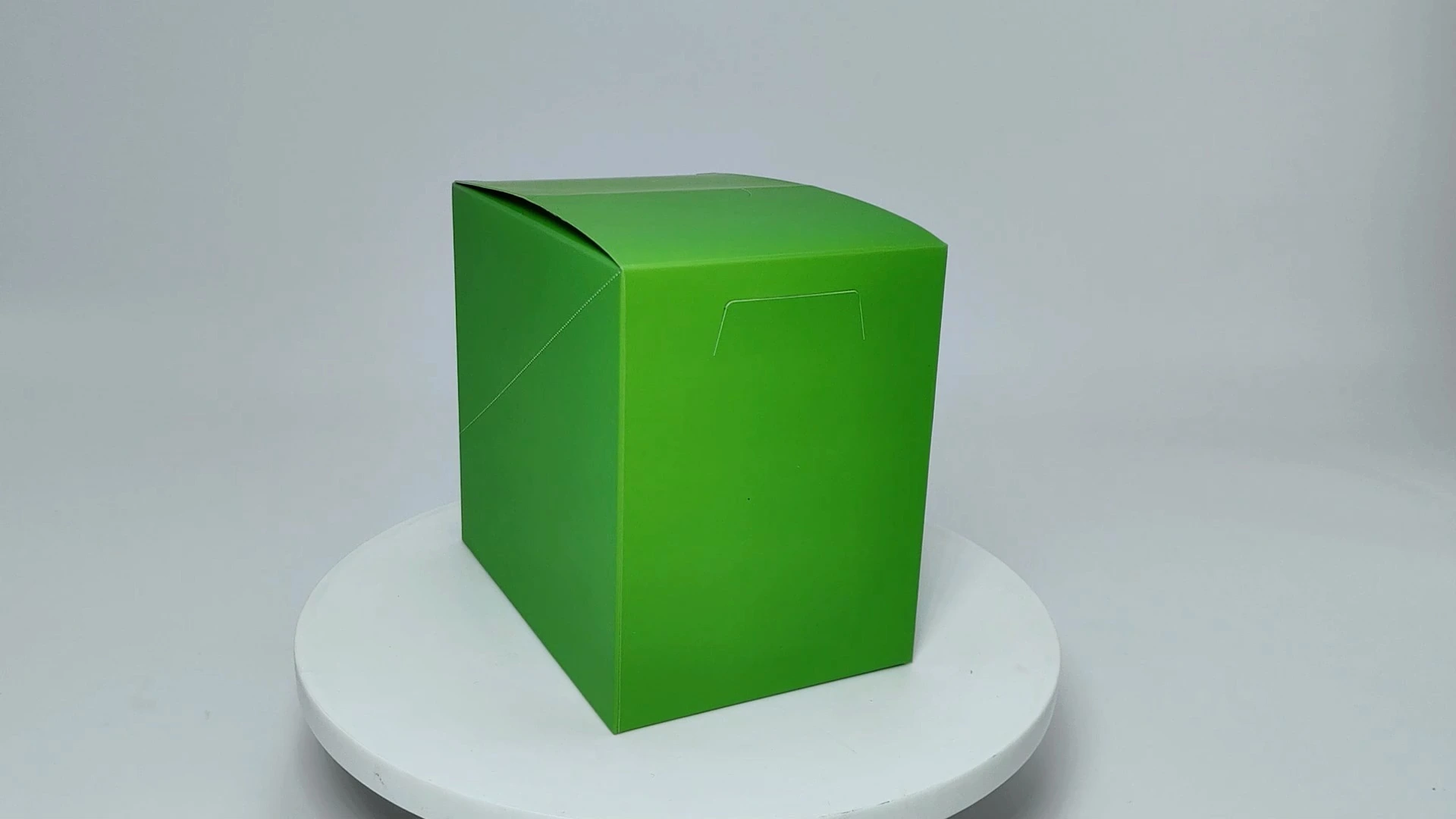 100% paper personalized custom paper color box 400G single copper paper folding display box 1