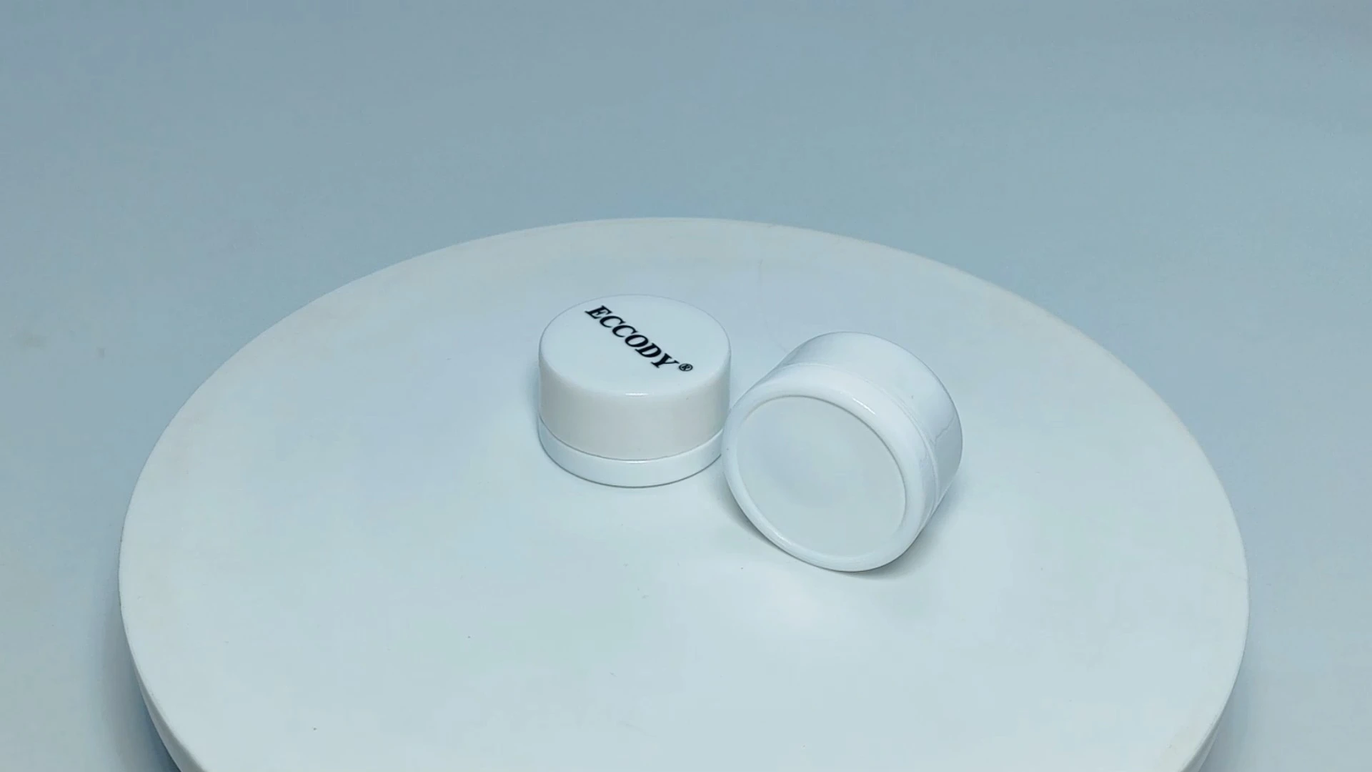 White round ceramic ointment bottle, cream bottle 10g 1