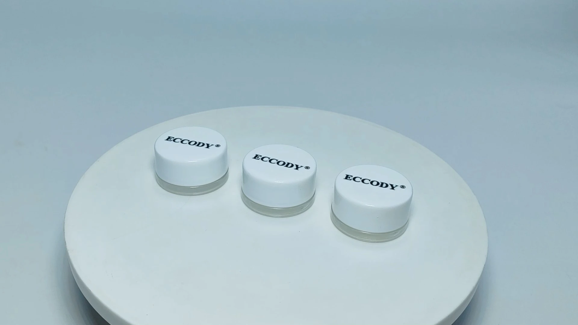White round glass ointment bottle, cream bottle 10g 1
