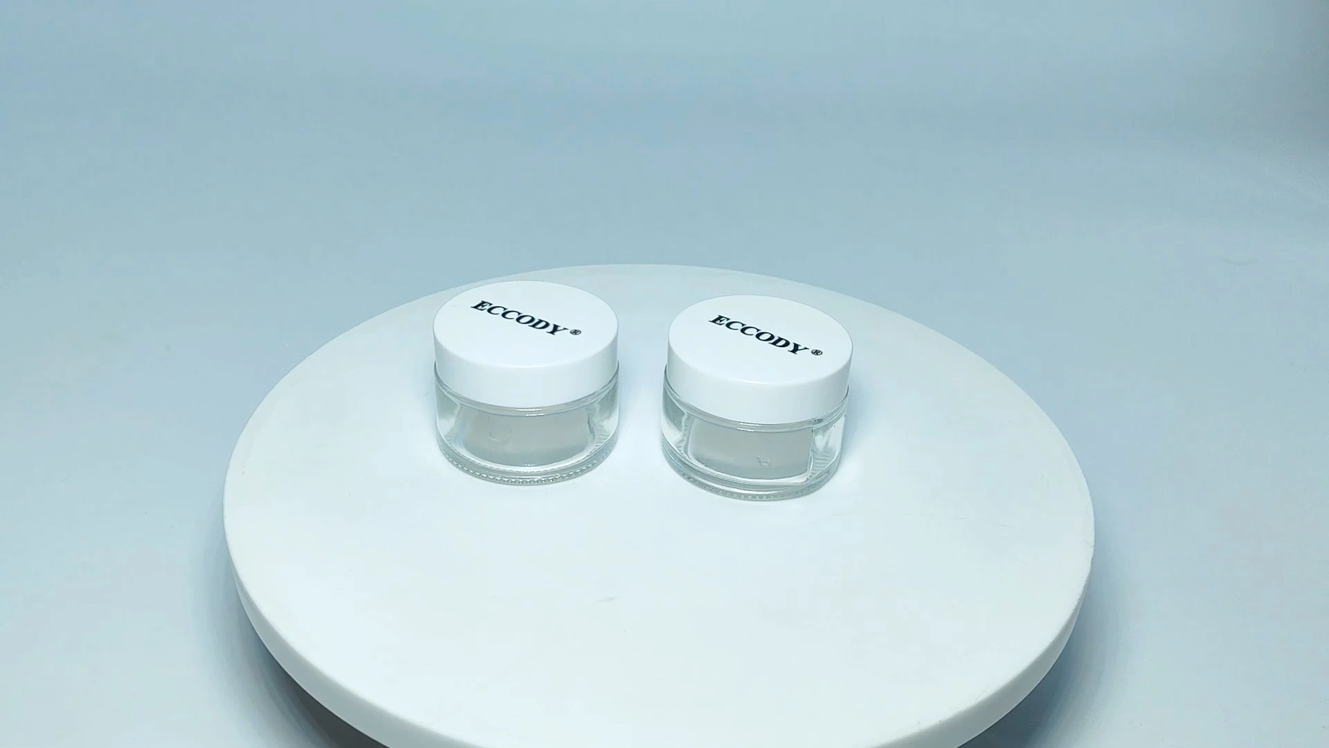 White round glass ointment bottle, cream bottle 20g 1
