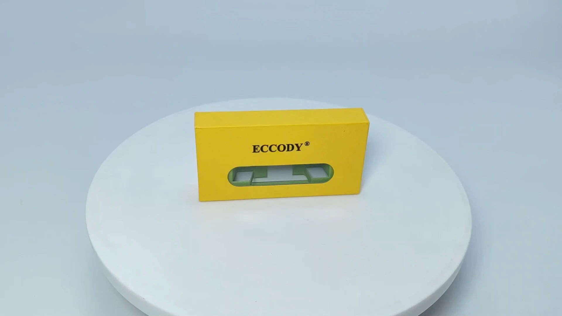 Childproof vape cartridge packaging box with transparent window 1