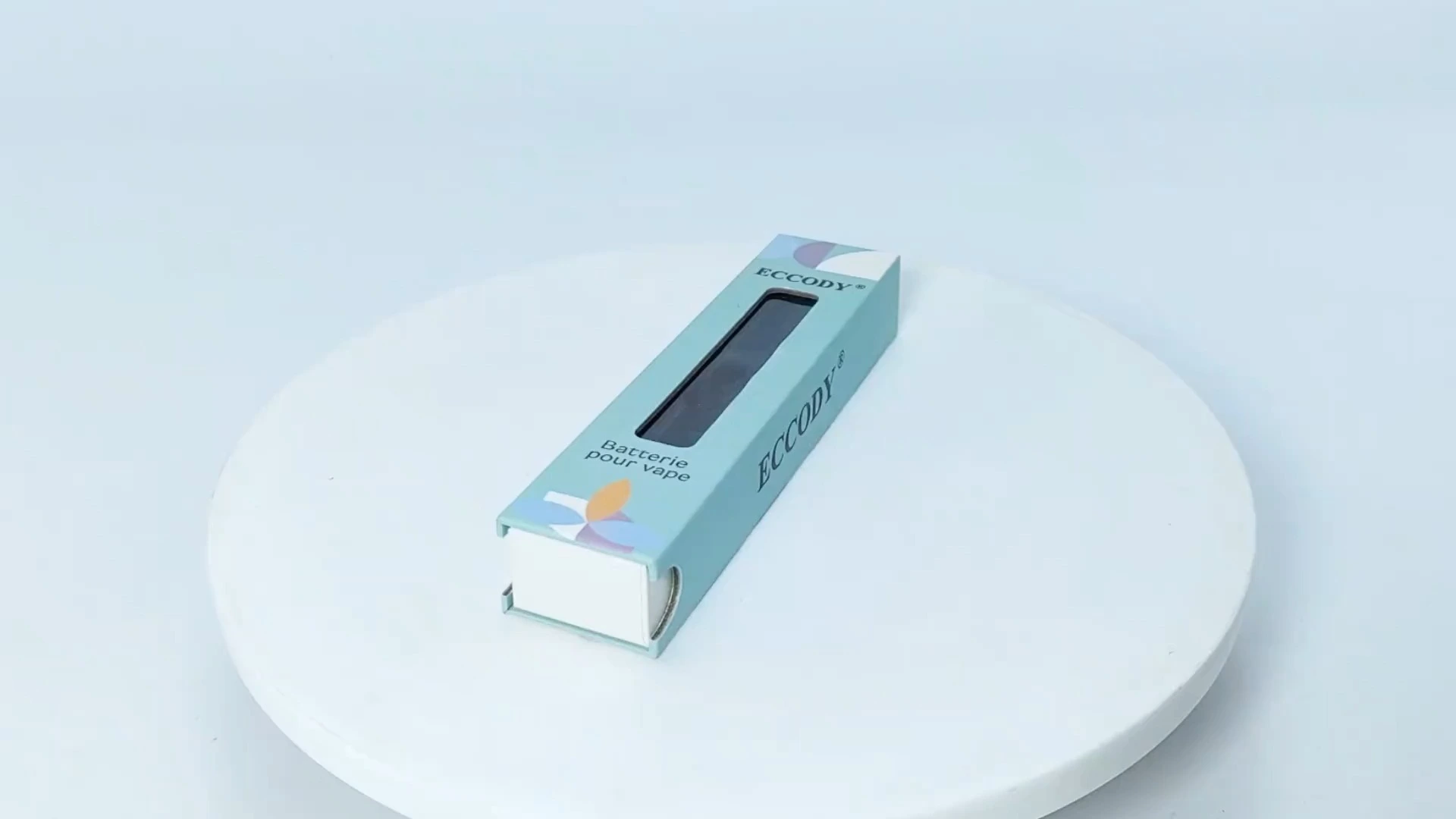 Battery atomizer packaging box with PVC visible window 1