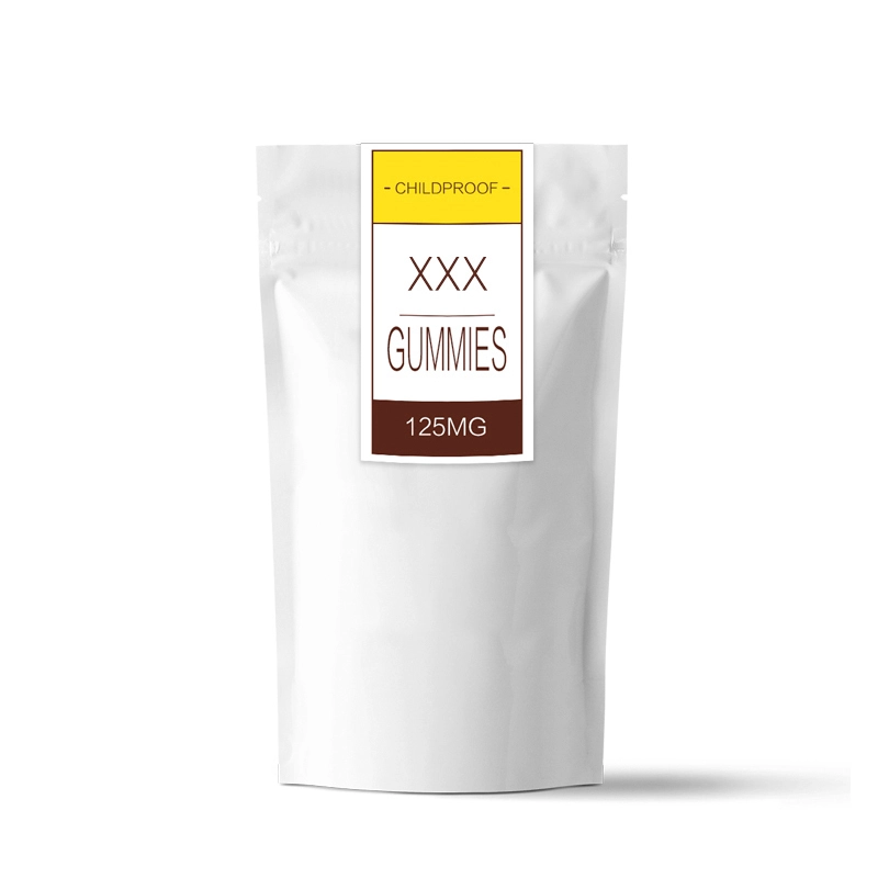 Customizable white eco-friendly packaging bag stand up bag 1
