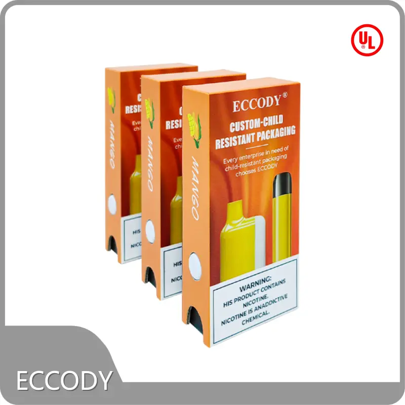 Environmentally Friendly and Degradablechild Resistant Box Manufacturers CR001-4 ECCODY 1