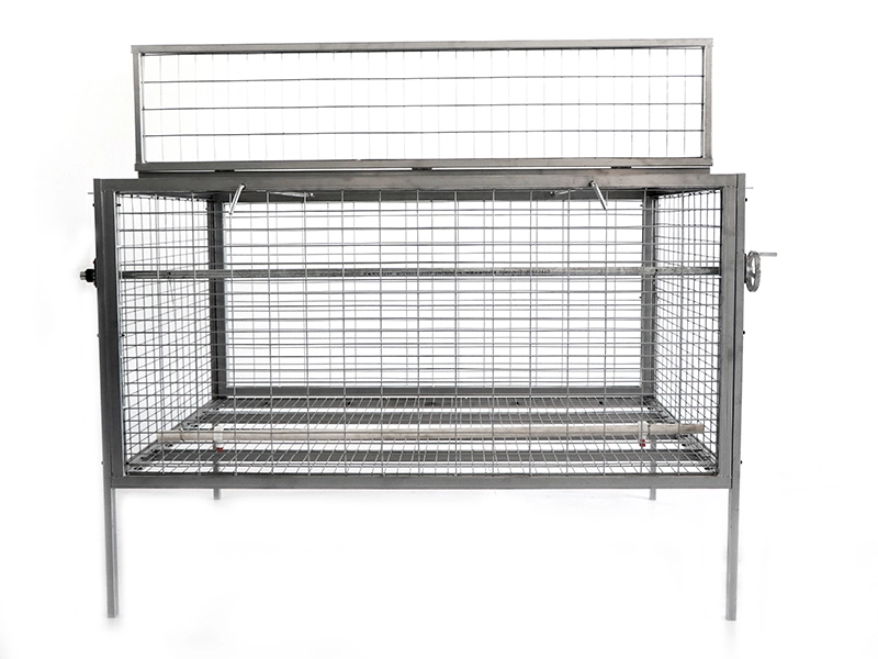 Hühnerkäfig aus verzinktem Metall für Freilandhühner 1