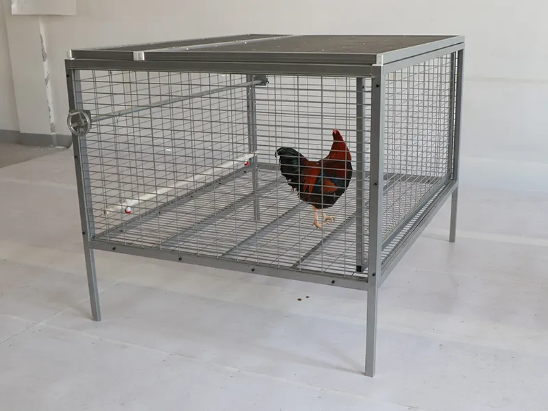 Outdoor Chicken Cage Black; Electrophoresis;manufacturing 4