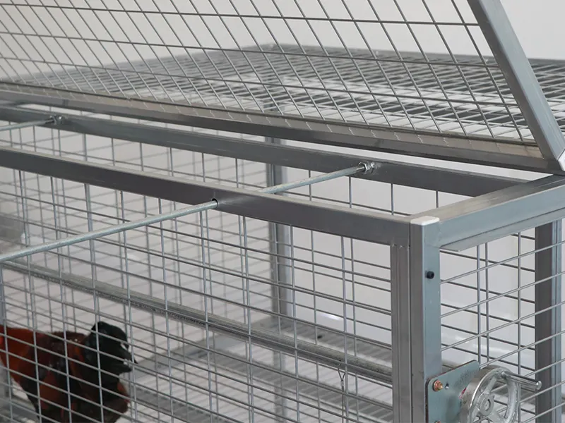 Outdoor Chicken Cage Black; Electrophoresis;manufacturing 7