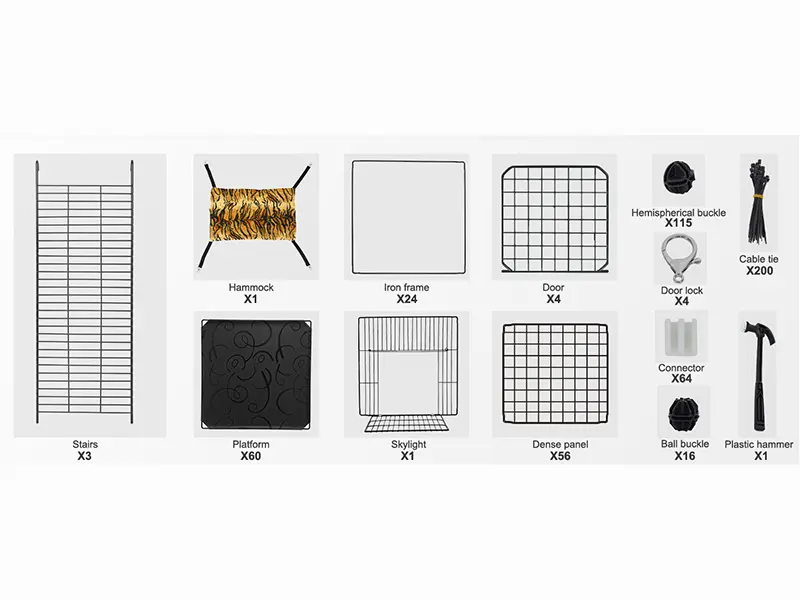 Lefeng Cage Cat Cage Outdoor Cat Cage Outdoorsupply 12