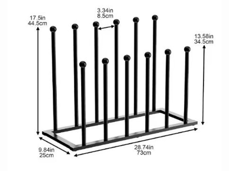 Schuh-Organizer aus Metall 2