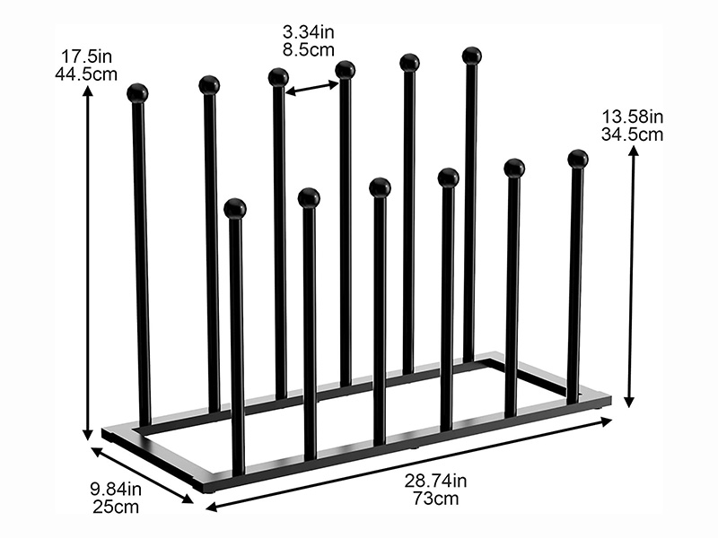 Schuh-Organizer aus Metall 4