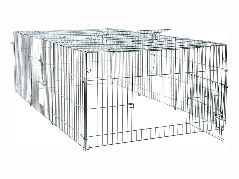 Cage extérieure industrielle de fil de poulet 4