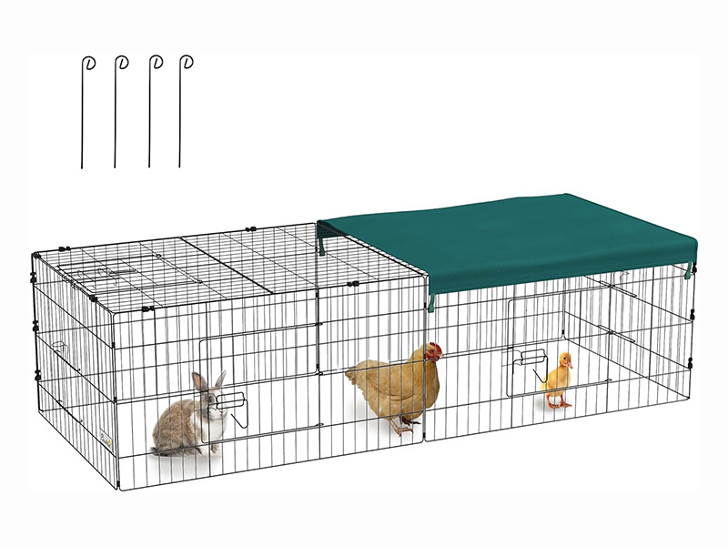 Cage extérieure industrielle de fil de poulet 3