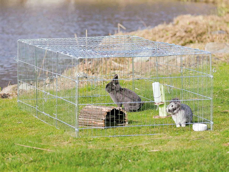 Cage extérieure industrielle de fil de poulet 1