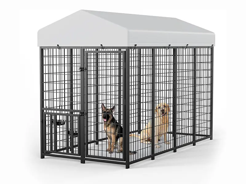 Metal Dog Crate A195 Iron Wire and Galvanized Square Tube; Splicing Assembly;factory Price 6
