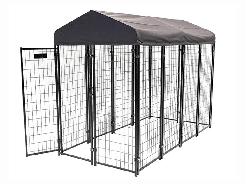 Rugged Outdoor Dog Kennel Secure Weatherproof 4