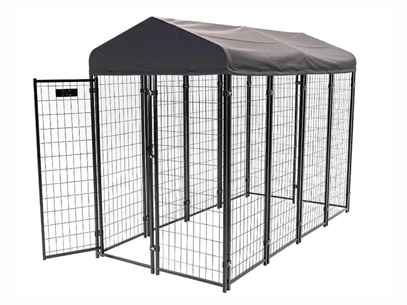Metal Dog Crate A195 Iron Wire and Galvanized Square Tube; Splicing Assembly;factory Price 4