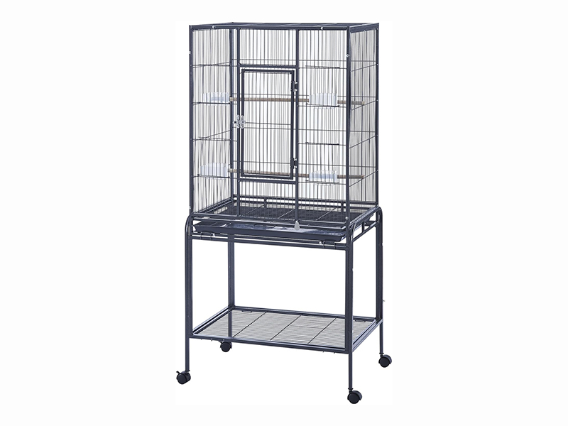 Black Steel Metal Pet Parrot Cage Premium Quality 10