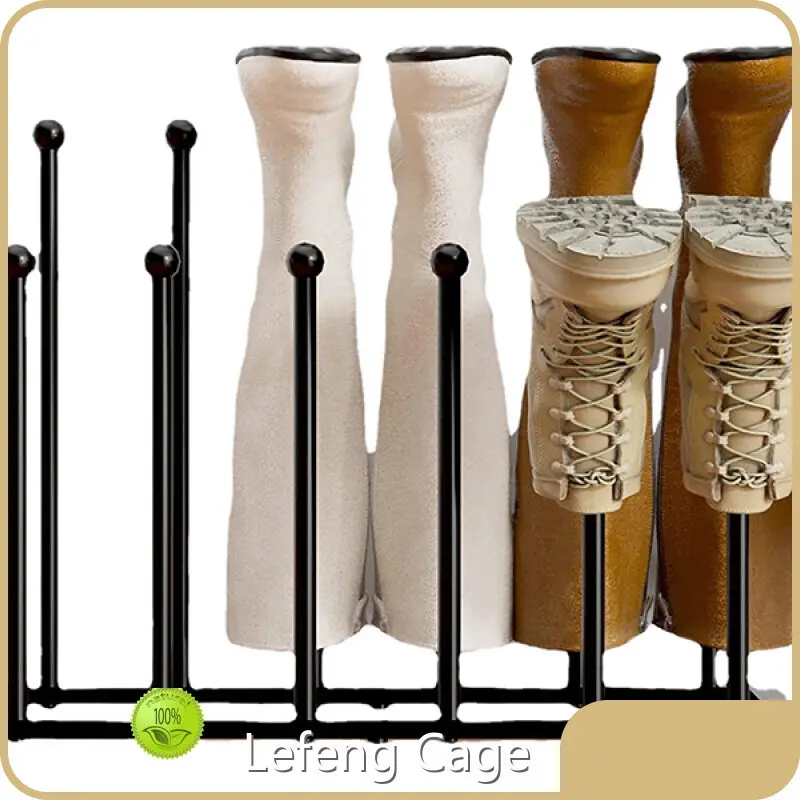 Wrought Iron Shoe Stand by Lefeng Cage 1