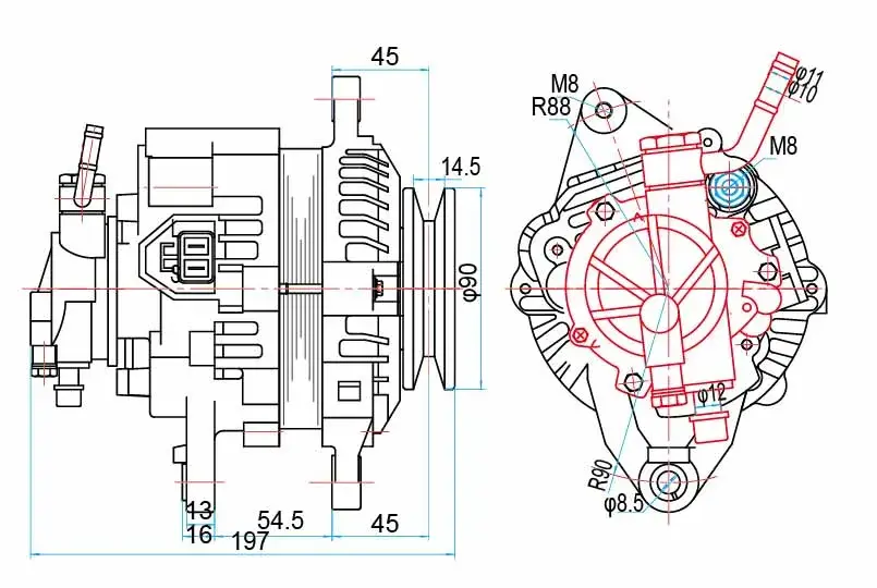 Company Alternator Suppliers Neutral Or Customized Packaging by EXEN 7