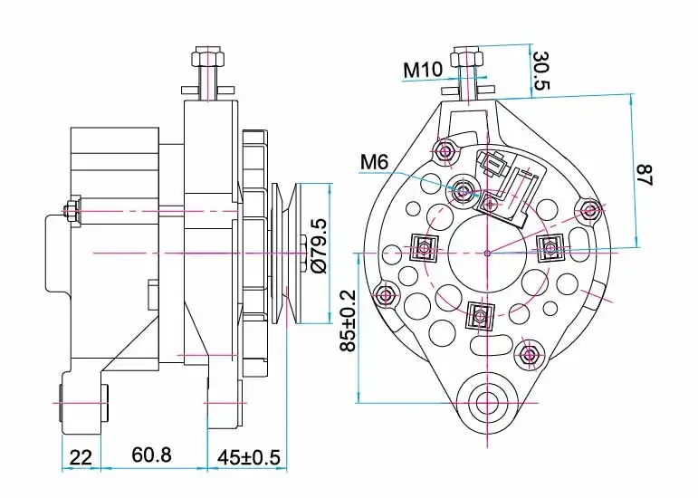 Alternators for Sale 60A Car Alternatorfactory 7