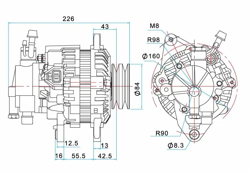 For Sale Ac Generator Design Claw-pole Type by EXEN 6