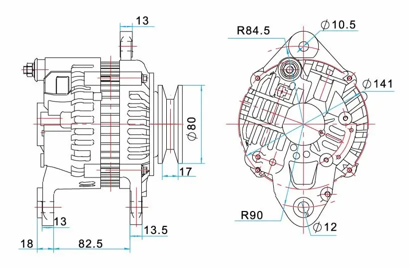 Bulk Production Buy Alternator DRA3746 by EXEN 6