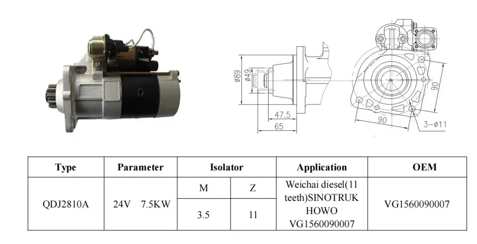 Starter Motor Price 24v Ladaseries 4