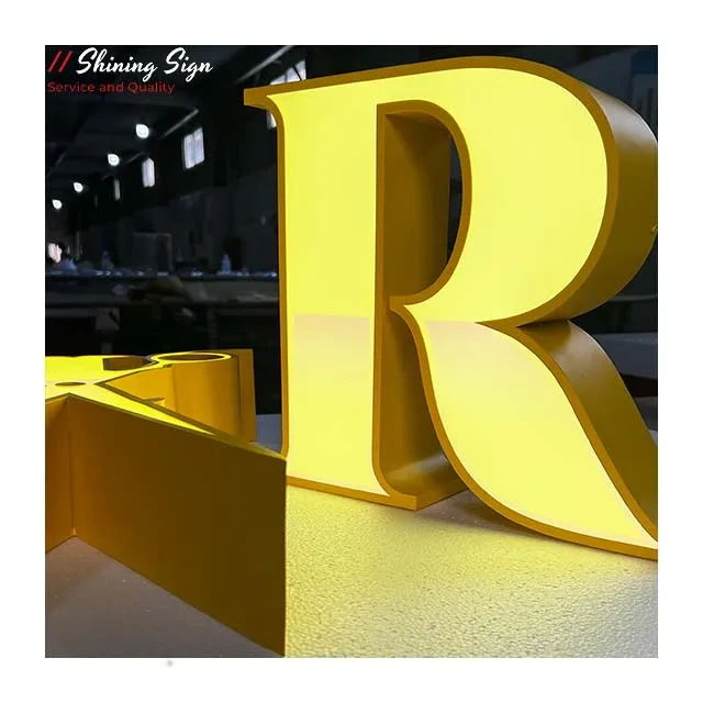 Negozio di fumo personalizzato appeso Grb Sign Decorazione per interni Led Colore chiaro che cambia Channel Letter 3d Cartello commerciale per esterni 1