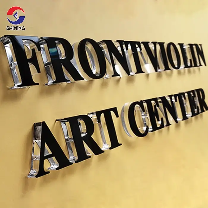Stainless Steel Letters Factory Price 3D Metal Solid Letters Signs 4