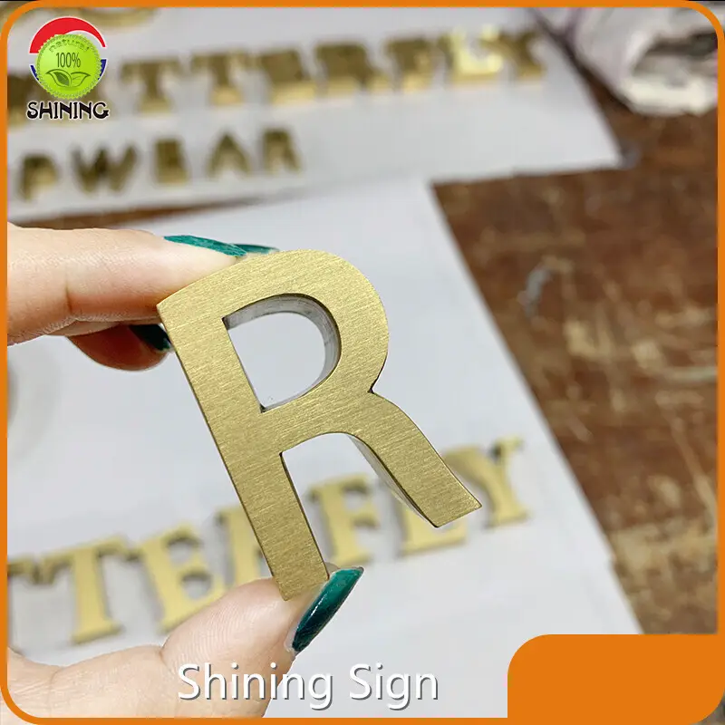 Stainless Steel Letters Adertising Display - - Shining Sign 1