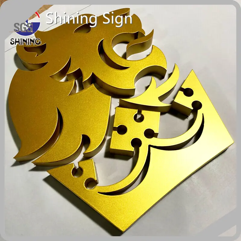 Shining Sign Non Lit Signage DC12Vvendor 1