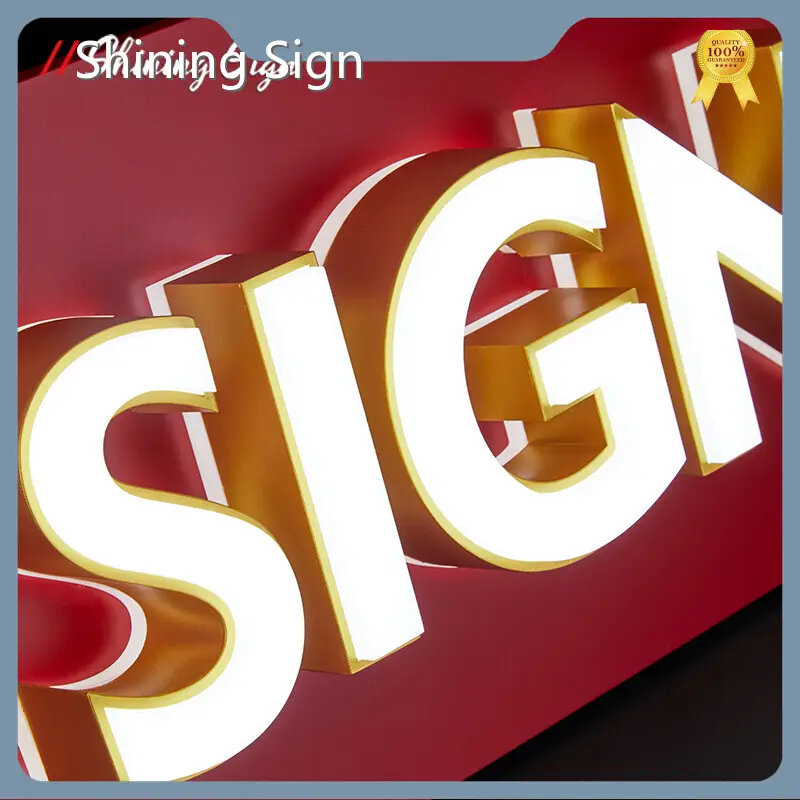 Custom Light Up Signs Led Channel Letters Sign by Shining Sign 1