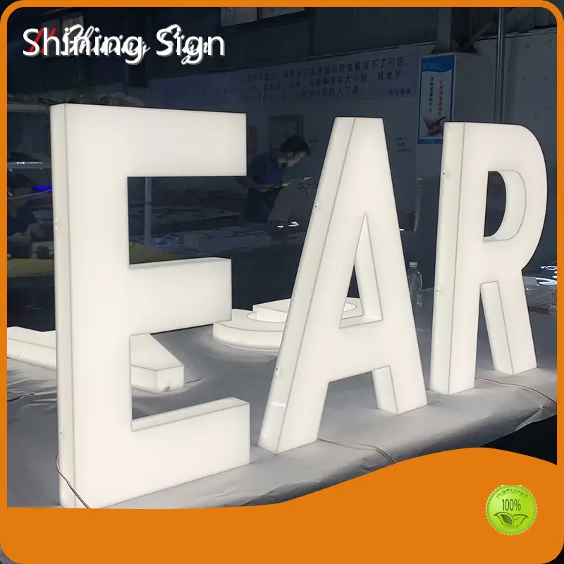 Shining Sign Lit Letters Sign Customized Shape Lit Letters Signfor Sale 1