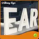 Shining Sign Lit Letters Sign Customized Shape Lit Letters Signfor Sale 1