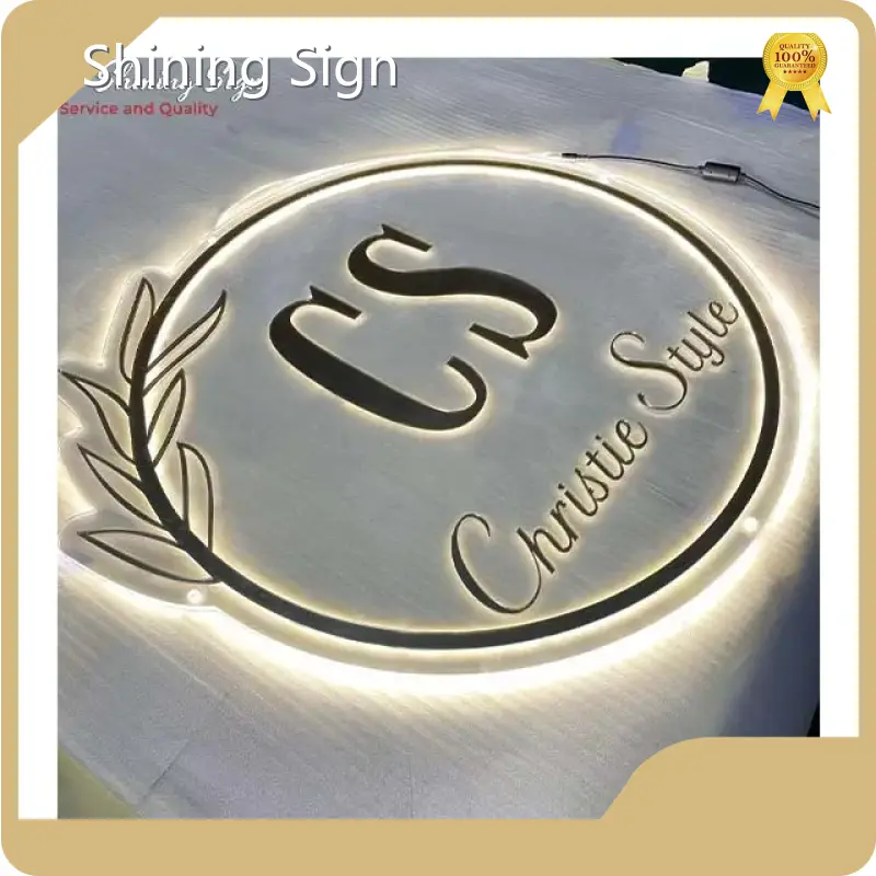 Light Sign Board Customized Color - - Shining Sign 1