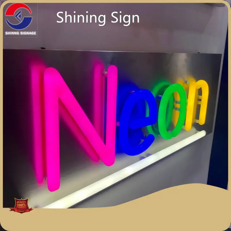 Neon Channel Letters Advertising and Private - - Shining Sign 1