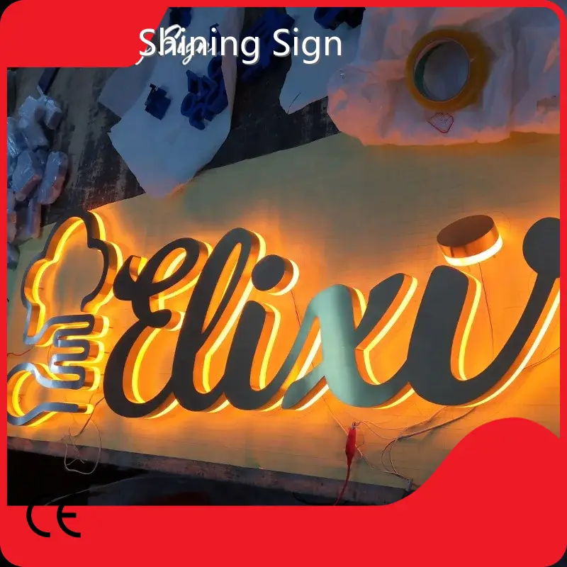 Backlit Led Signage Elegant Stylesfactory Price 1