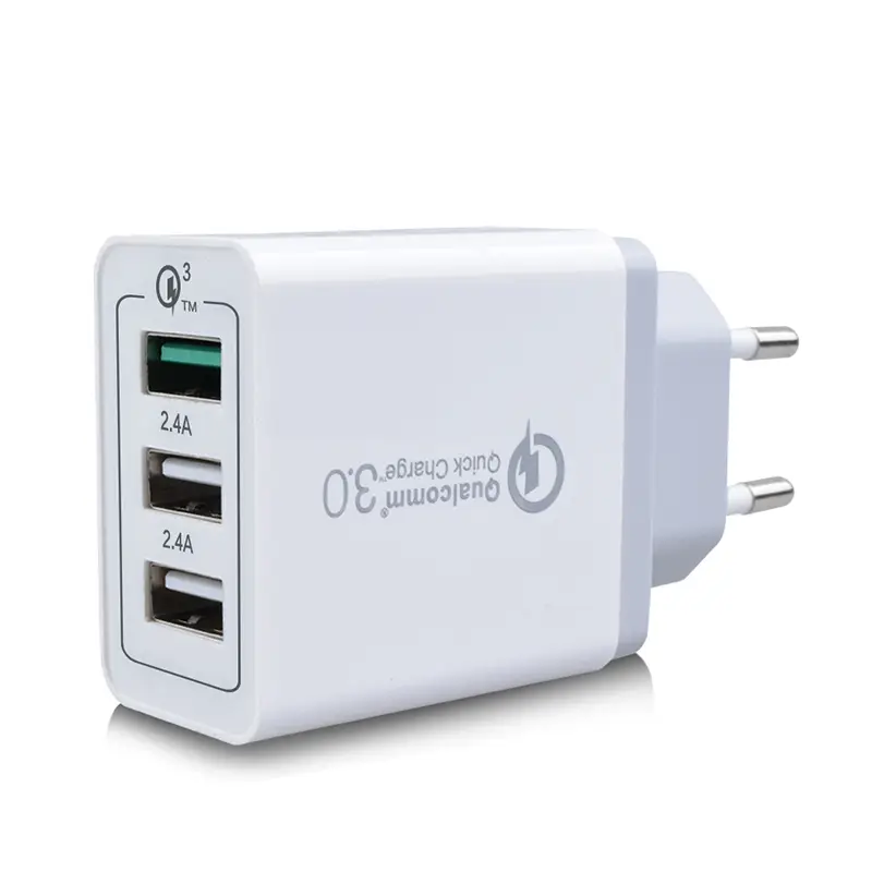 Universal US EU UK AU QC 3.0 wall charger 3 usb travel adapter usb charger SXD081 1