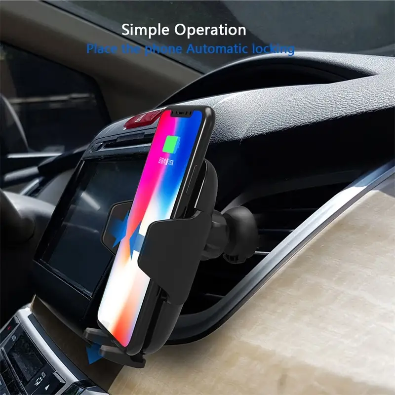 Newest design wireless car charger 10W mobile holder wireless charger SXD305 4