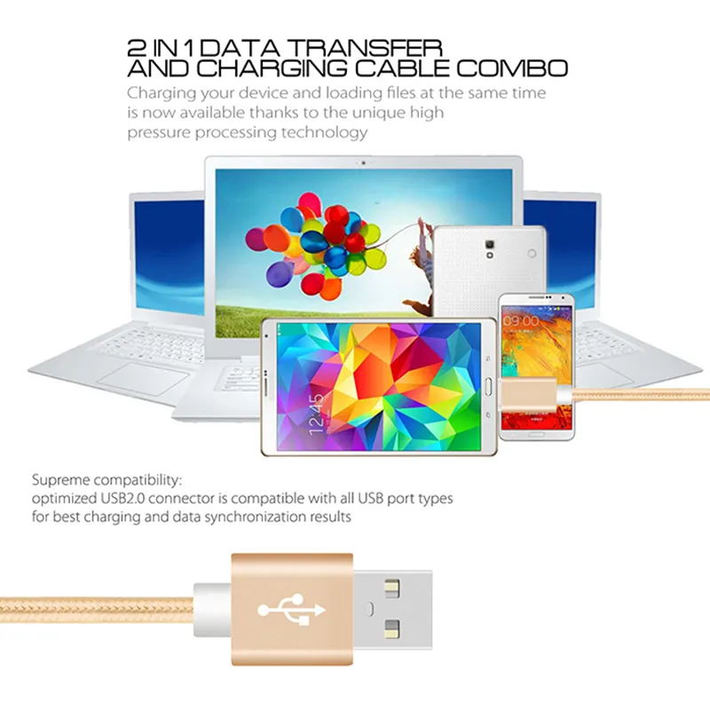 ShunXinda micro usb to micro usb data flat 5
