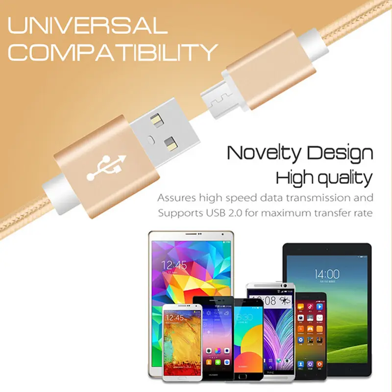 ShunXinda micro usb to micro usb data flat 7