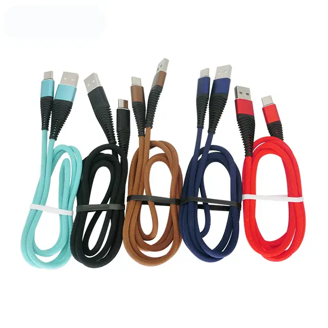 Durable braided fast charging type C usb data cable for Samsung C mobile phone SXD140 1
